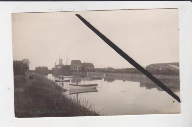 (B) Photo Postcard - The Wharf, Highbridge - Incl Boats - Near Burnham On Sea