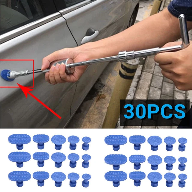 30x Auto Car Body Paintless Dent Repair Pulling Tabs Tool Accessories Universal