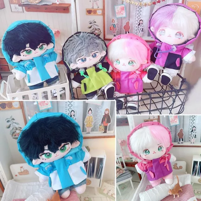 Cotton Stuffed Dolls 20cm Doll Clothes Doll Hoodies Casual Coat Doll Tops