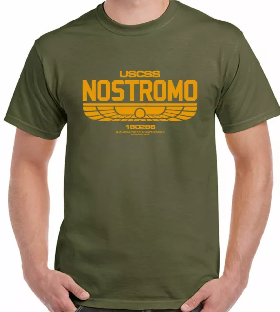 Alien T-Shirt Nostromo 180286 Mens Film Movie  USCSS Weyland-Yutani