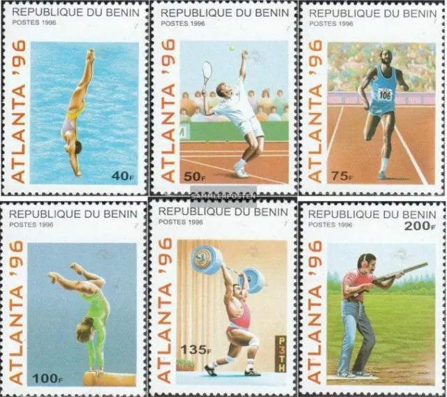 Benin 764-769 (kompl.Ausg.) postfrisch 1996 Olympische Sommerspiele ´96