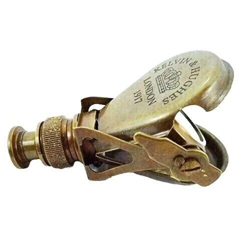 Telescopio binocular náutico de latón vidrio óptico funcionamiento funcional