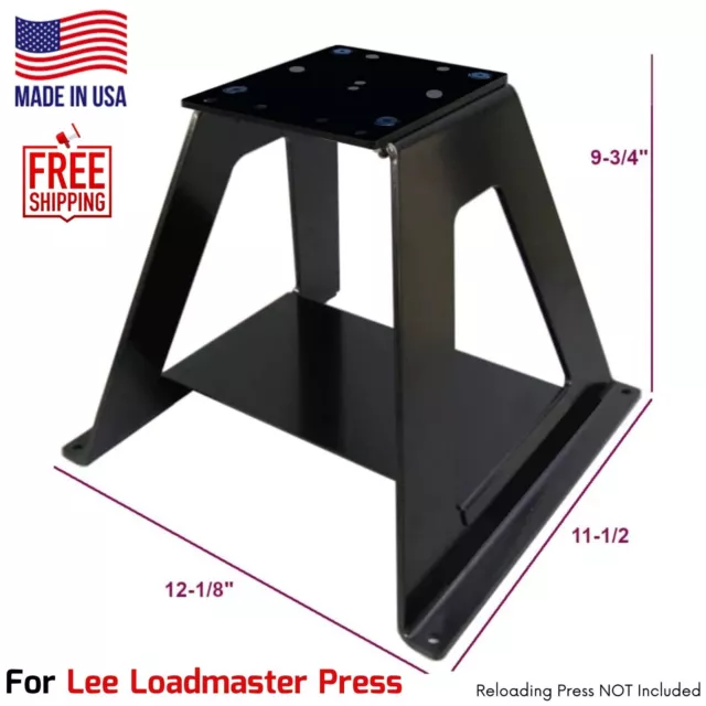 Strong Press Riser Bench Mount Stable Reloading Stand for Lee Loadmaster Press Strong Press Riser Bench Mount Stable Reloading Stand for Lee Loadmaster Press