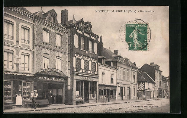 CPA Montreuil-L'Argillé, Grand-Rue