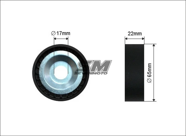 Poulie pour Courroie Trapézoïdiale pour Hyundai Accent III (Mc) 1.5 Crdi GLS