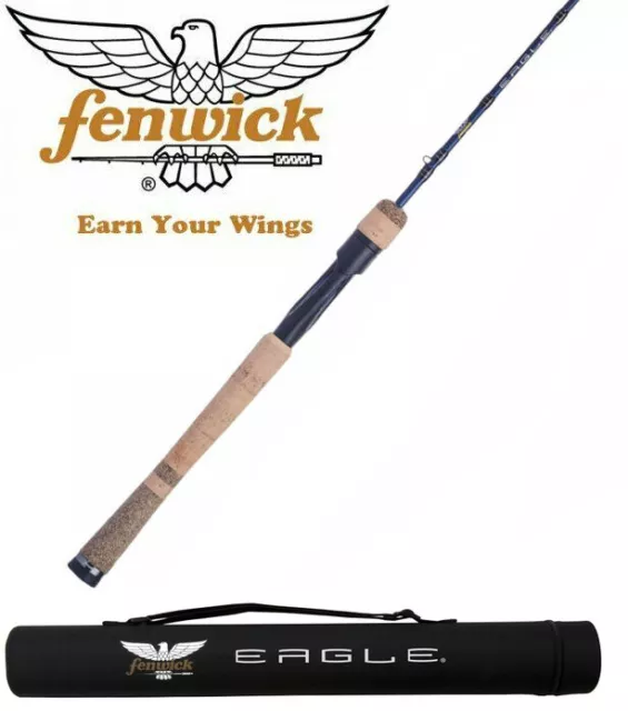 FENWICK EAGLE 6' Medium Light Fast 3-Piece Spinning Rod w/ Case  EAG60ML-FS-3 $69.99 - PicClick