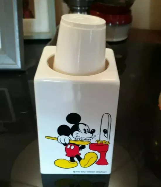 Vintage Walt Disney Mickey Mouse Dixie Cup Dispenser