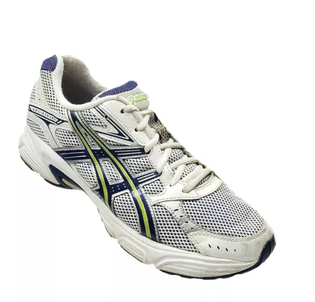 ASICS GEL STRIKE Running Walking Sneaker Shoes White Silver Womens
