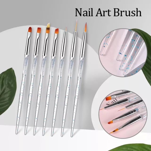 Nail Brush Colorful Painting Drawing Tool DIY Nail Art Tools For Manicure Gel