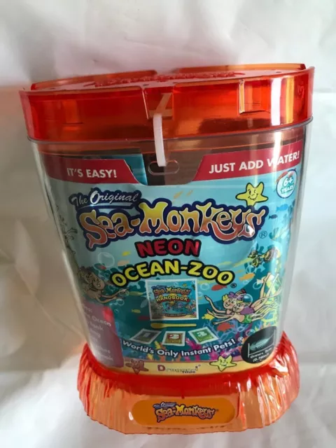 Amazing Live Sea Monkeys Ocean Zoo Marine Aquarium NEON Orange 23232