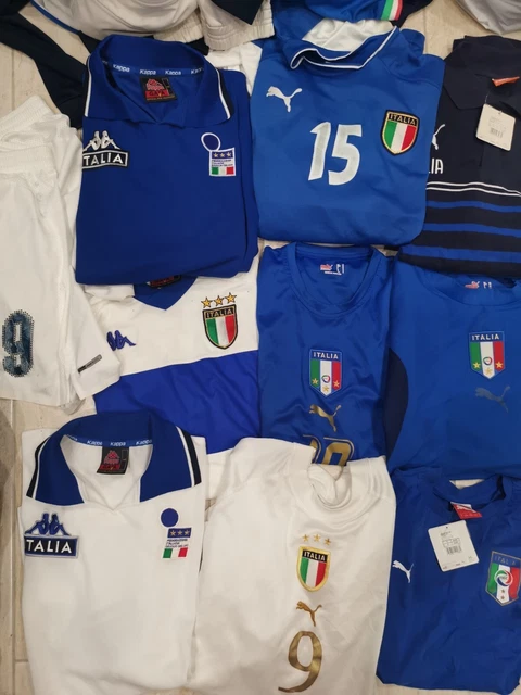 MAGLIA NAZIONALE CALCIO Italia Puma Robe Di Kappa Varie 24 pezzi