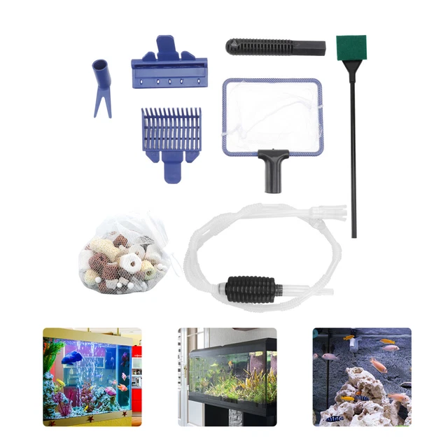 1SET TERAGE DE PISH NETTOYANT DE GRAVELER AQUABIUM Changeur d'eau SIPHON SAND CL