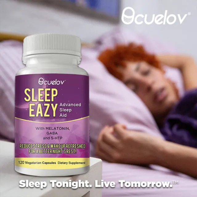 SLEEP EAZY Advanced Sleep Aid - Helps Relax, Relieve Anxiety and Improve Sleep