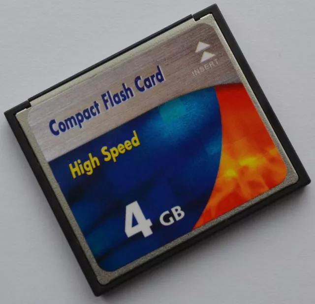 4GB Compacto Flash Tarjeta de Memoria para Sony Alpha A100