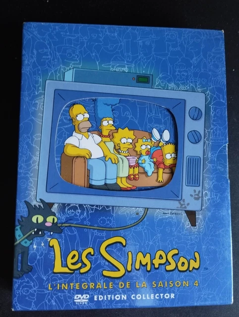 LES SIMPSON L'INTÉGRALE DE LA SAISON 4 - Édition Collector - Coffret 4 DVD en VF