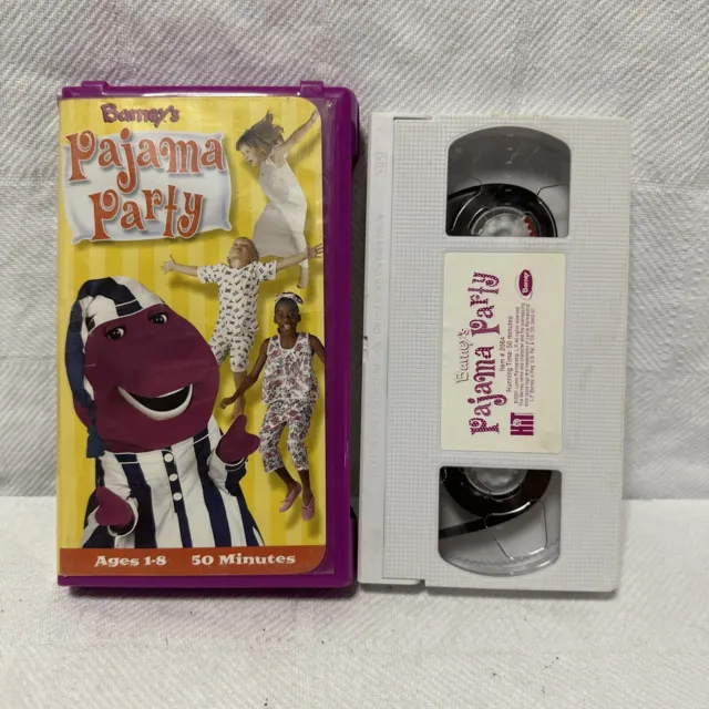 BARNEY'S PAJAMA PARTY VHS 2001 $8.99 - PicClick