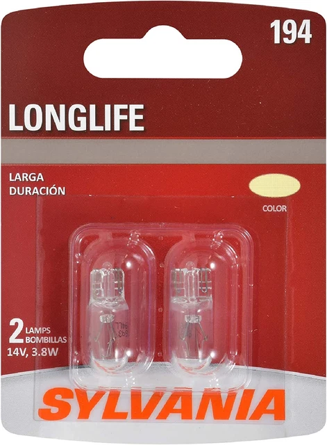 - 194 Long Life Miniature - Bulb, Ideal for Interior Lighting - Trunk, Cargo and