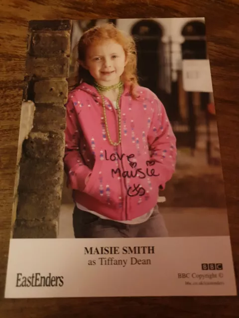 BBC EastEnders Tiffany Dean Maisie Smith  Hand Signed Cast Card Autograph
