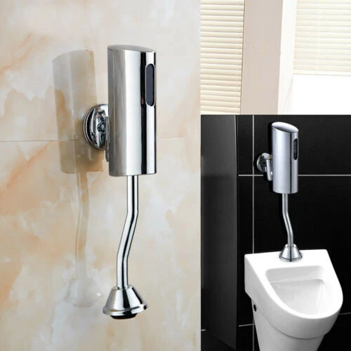 Automatische Elektrische Urinalspülung – Berührungslos, Wandmontiert, Sensor-Steuerung, ABS, Für Bad & WC – 4x AA (ohne Batterien)