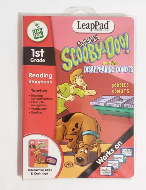 Scooby-Doo! and the Disappearing Donuts LeapFrog LeapPad Book & Cartridge