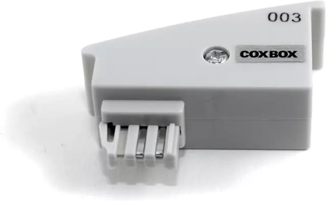 COXBOX TAE RJ45 | DSL Adapter Für Fritz!Box | O. Speedport in Grau - 4/5 Belegt