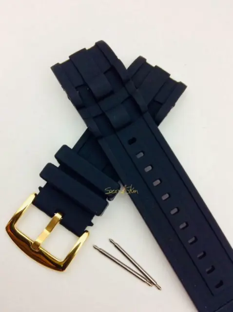26mm Rubber BLK Watch Band Strap For INVICTA Pro Diver 6977-6978-6981-6983 23702