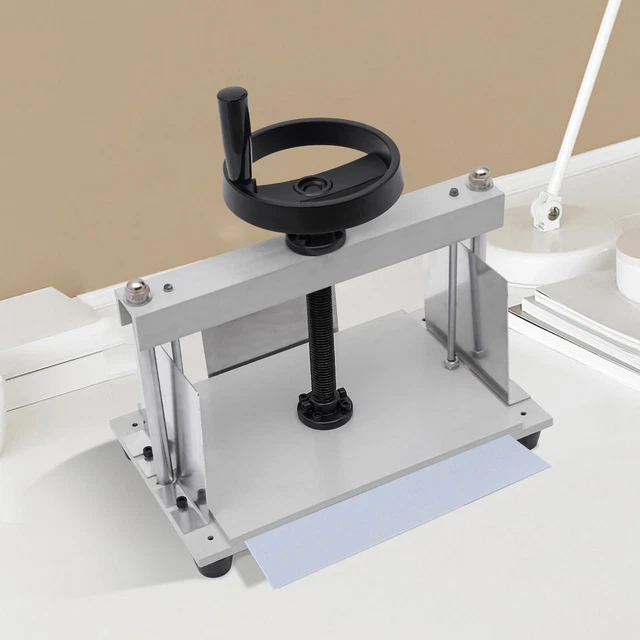 A4 SIZE HAND Wheel Press Manual Wheel Flattening Machine+Hand Wheel