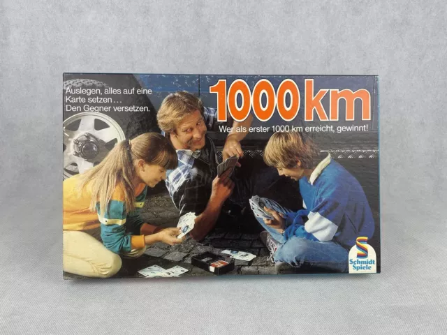 1000 KM Spiel | Kilometer Schmidt Spiele | große Ausgabe Kartenspiel
