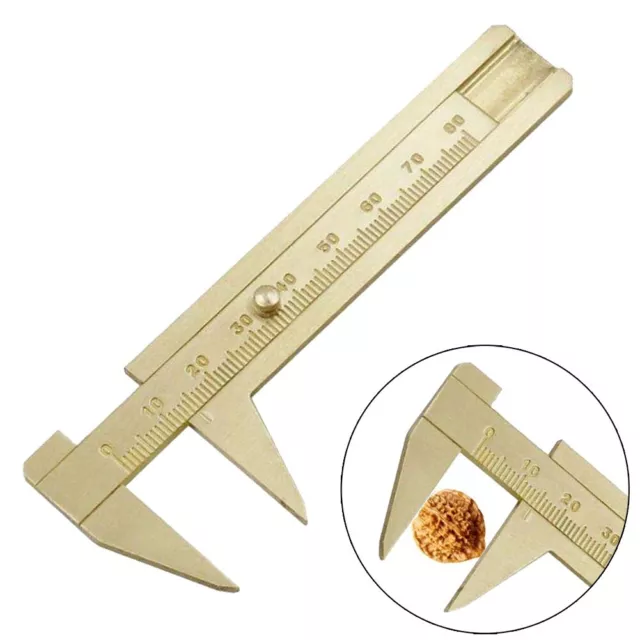 80mm Pinza Ottone Saliper Mini Saliper Misurazione Attrezzo Calibro a Corsoio