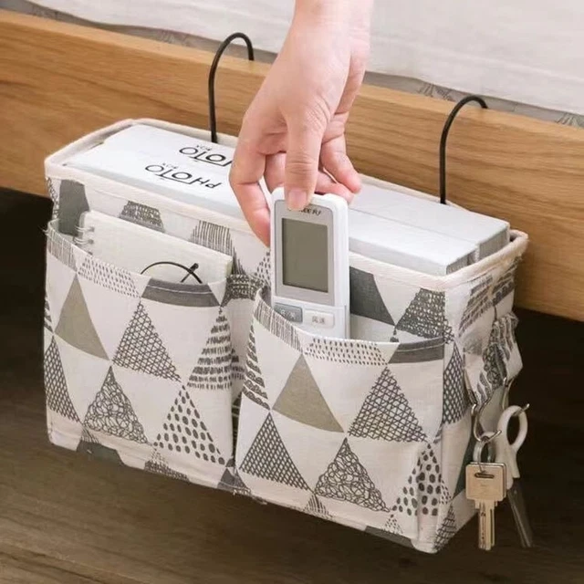 Crib Storage Organizer Bedside Storage Bag Hanging Caddy Bedside Toy Pockets