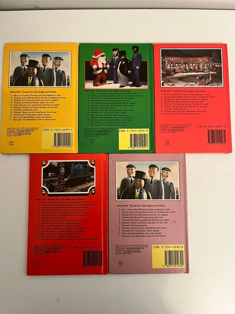 THOMAS THE TANK Engine And Friends Ladybird Small Hardback 5 x Book ...