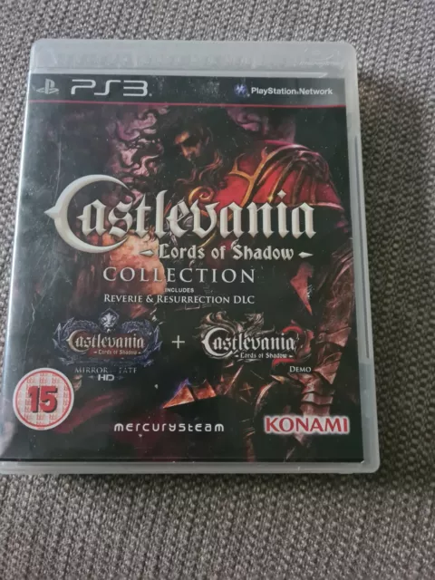 castlevania lords of shadow collection ps3 disk and instructions Rare Cover Art