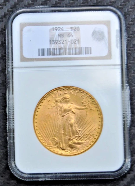 1924 St Gaudens Twenty Dollar Double Eagle $20 Gold