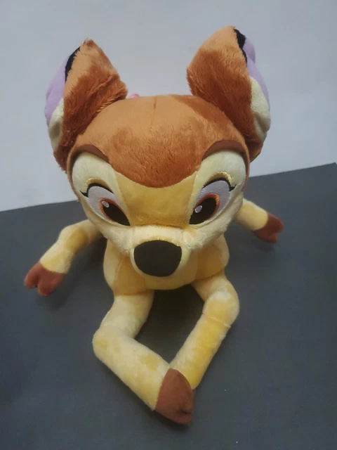 Disney Store Official Bambi Butterfly Plush 14" Soft Baby Deer Lovey Stamped 2