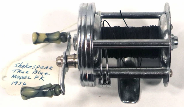 SHAKESPEARE TRUE BLUE 1956 Model FK Bait Casting Reel Vintage USA $26.36 - PicClick CA SHAKESPEARE TRUE BLUE 1956 Model FK Bait Casting Reel Vintage USA $26.36 - PicClick CA