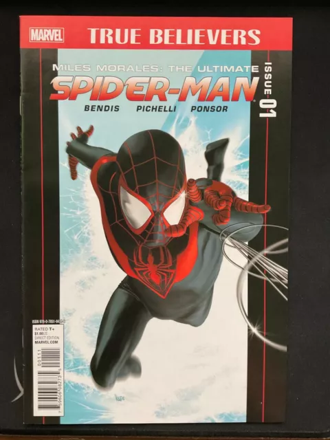 Miles Morales: Ultimate Spider-Man 1 True Believers Edition 2015 (2011 Series)