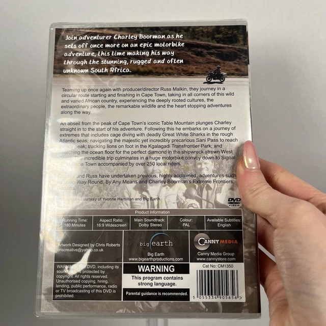 CHARLEY BOORMAN'S SOUTH African Adventure DVD Big Earth New And Sealed