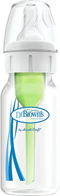 Dr. Brown's Options + biberón anticólicos, cuello estrecho, 120 ml, 1 paquete