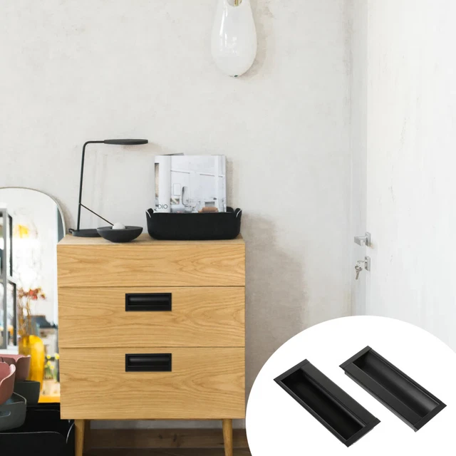 2 Pcs Closet Doors Handle Cabinet Door Knobs Drawer Pulls Diaper 2