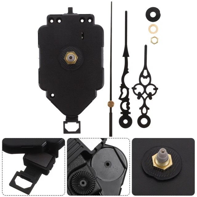 Mécanisme Horloge Coucou De Remplacement - Kit Réparation Horloge Murale - Mouvement Quartz Noir