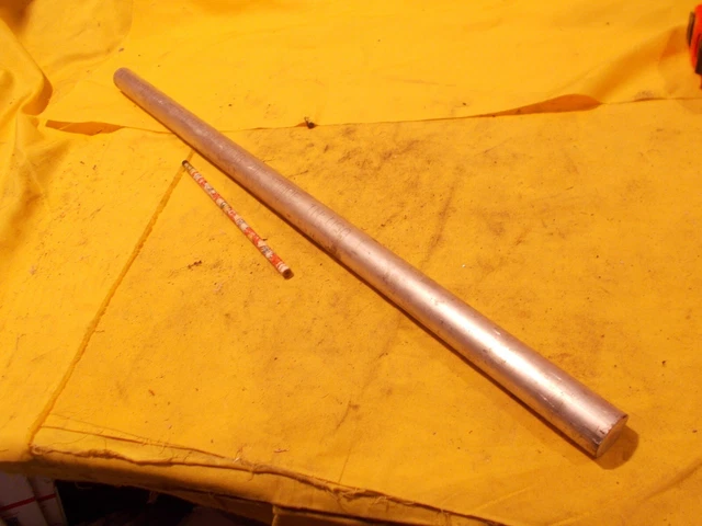 1" ALUMINUM ROD 6061 machine shop round bar stock 1" OD x 24" long