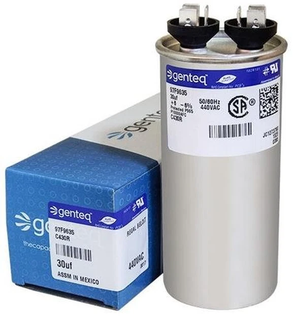 Jard 12741 - 30 Uf MFD X 440 VAC  Capacitor round # C430R / 97F9635