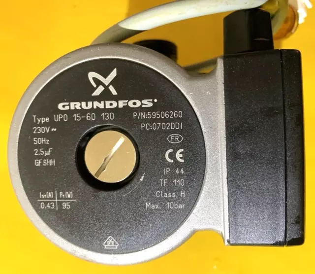 Circulateur Grundfos UP0  15-60 / 130 DN25 pour Chaudière De dietrich