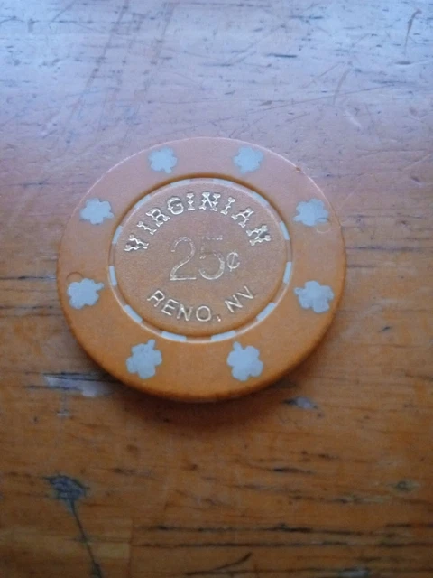 Virginian Reno .25 Cent Casino Chip
