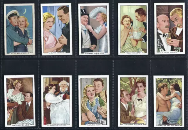 Gallaher - Shots From Famous Films - Full Set Of 48 Cards