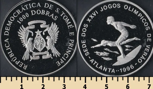 Sao Tome And Principe 1000 dobras 1993