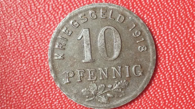 10 pfennig 1918 Stadt Bochum- Kriegsgeld