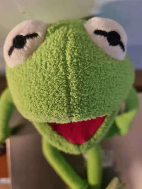 Kermit The Frog Disney Store Exclusive Plush Soft Cuddly Toy STAMPED 17”