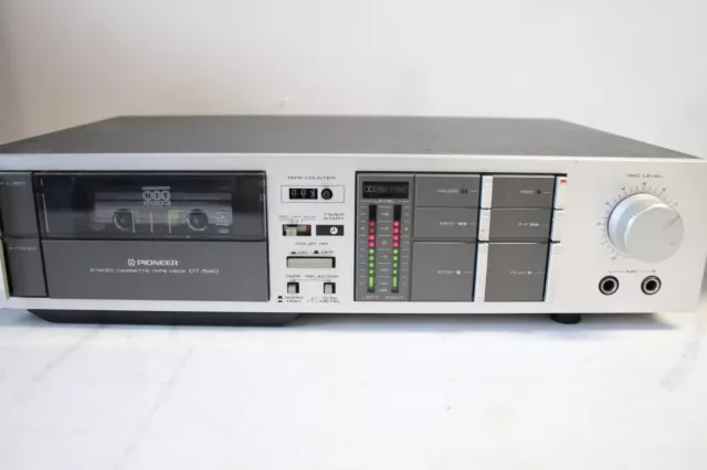Occasion, testé OK : Platine cassette K7 Hifi Vintage  PIONEER CT-540