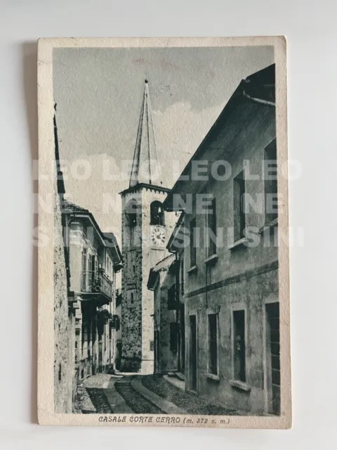 CARTOLINA CASALE CORTE CERRO (VB) - ANNO 1944 - Viaggiata e Affrancata